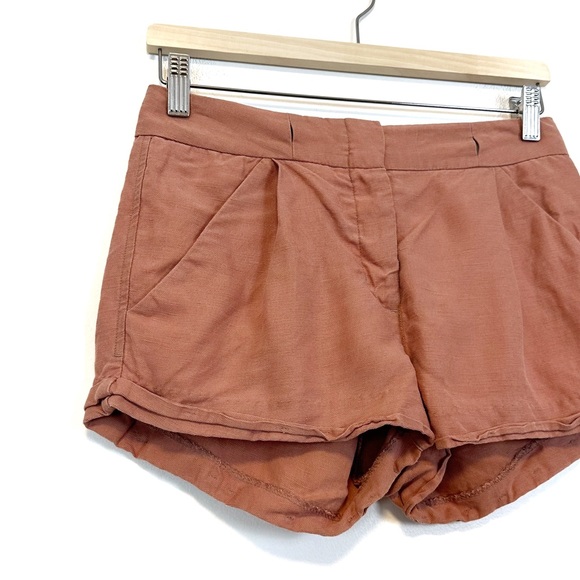 Aritzia | Wilfred | Allegra Linen Blend Short Size 0 *Missing Drawstring* - Picture 2 of 13